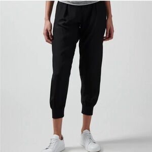 NWT ATM silk joggers in black
